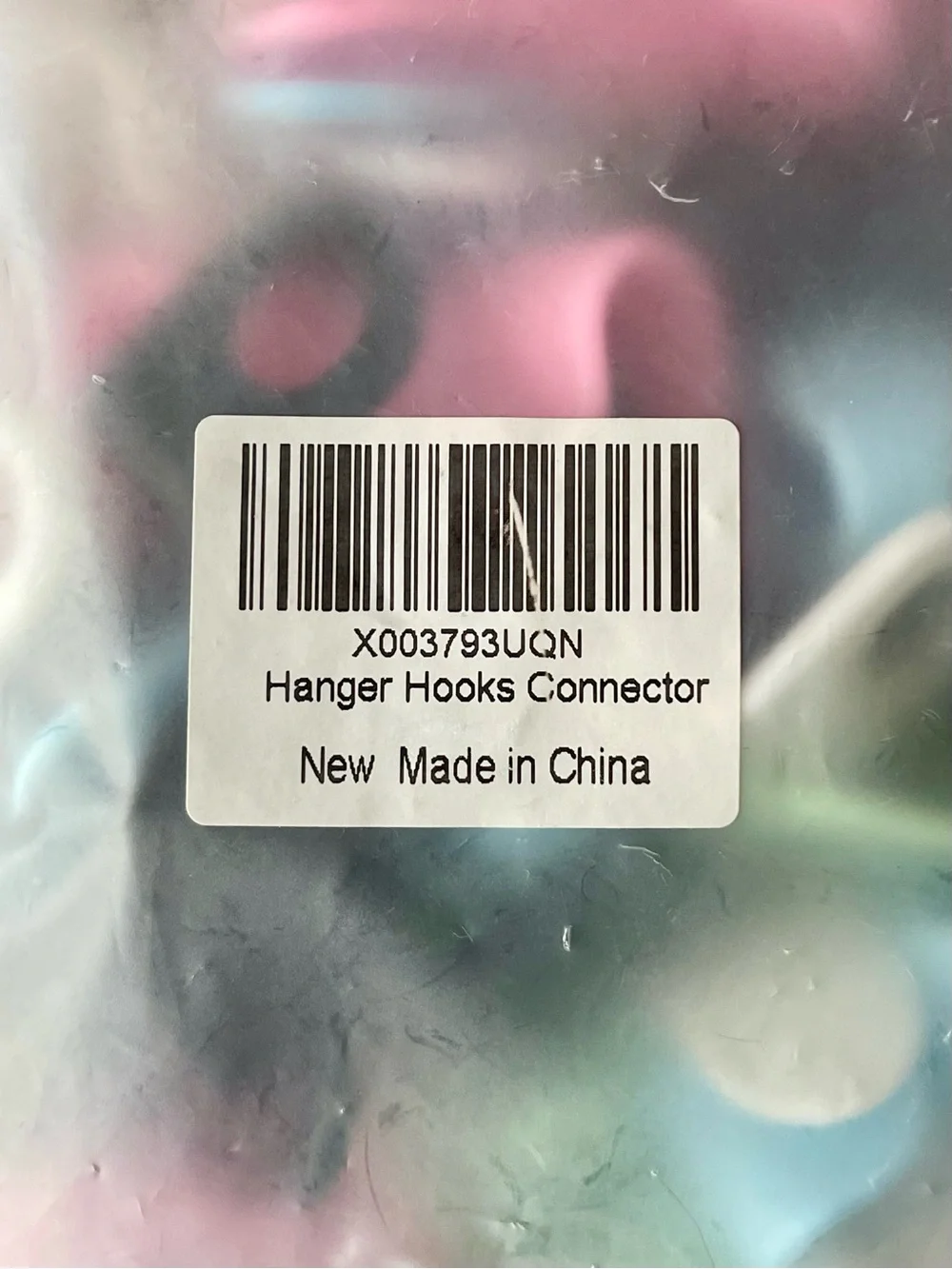 100 Hanger Connector Hooks Space Saving Cascading Closet Organizer Multi-colored